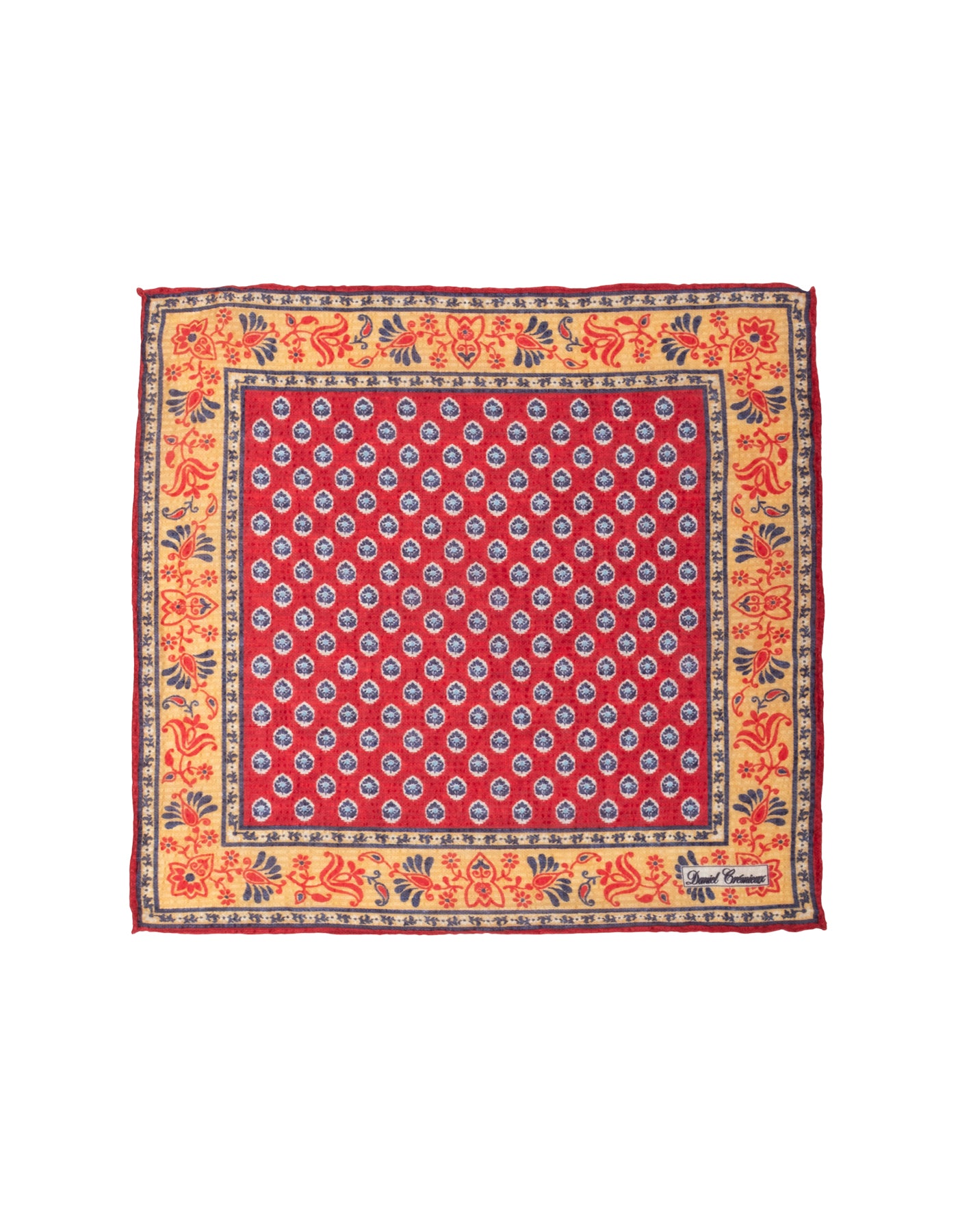 Seersucker Provençal Pocket Square