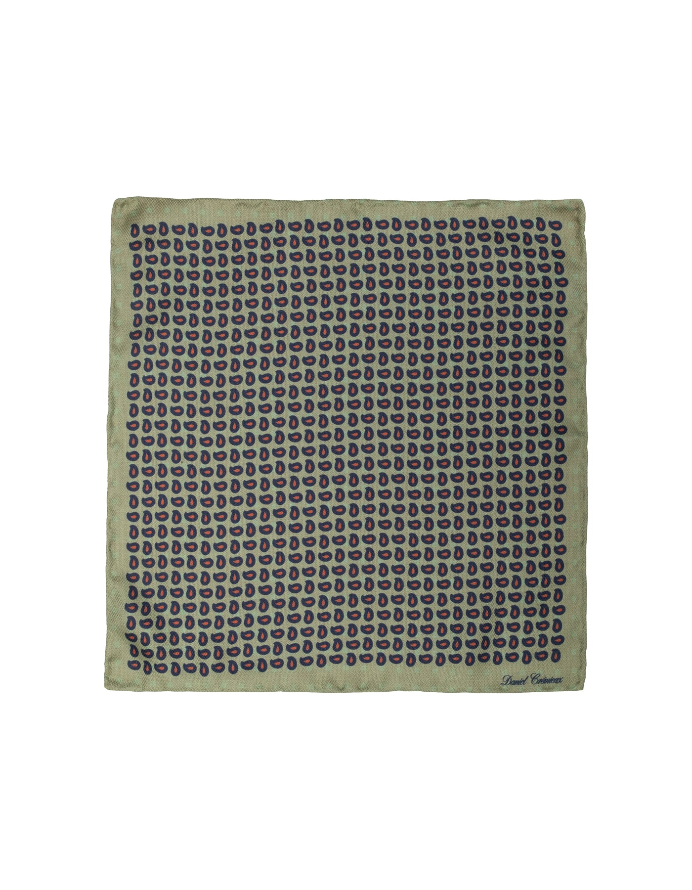 Silk Mini Paisley Pocket Square