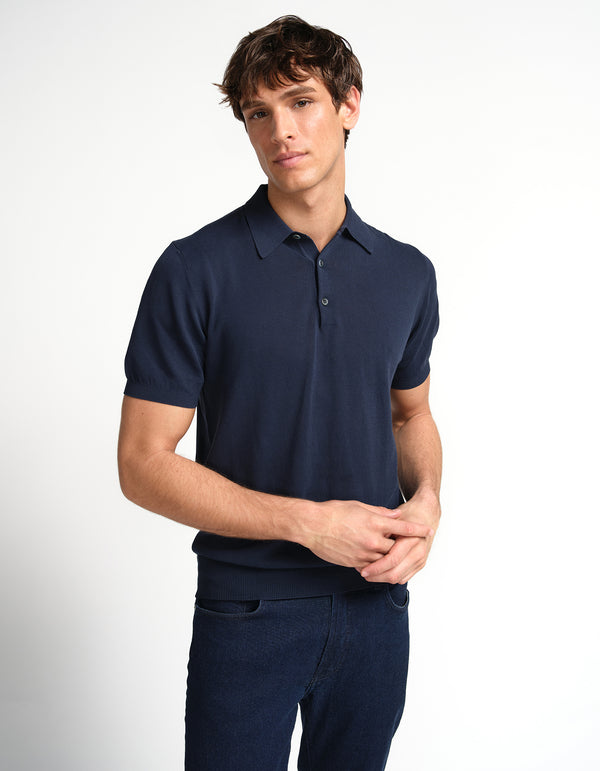 Cotton Crepe Polo