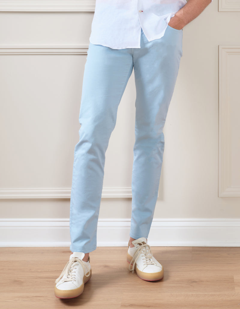 PIGMENT GARMENT DYE COTTON STRETCH 5 POCKET PANTS